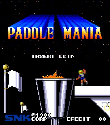 Paddle Mania screen shot title